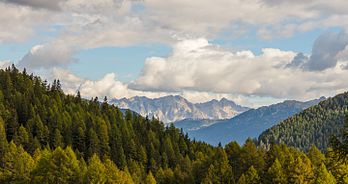 Paysage du parc national du Stelvio à Peio (Trentin-Haut-Adige). (définition réelle 5 166 × 2 730)