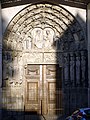 Portal wejścia głównego do katedry w Senlis