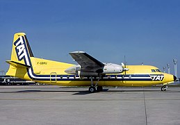 Fokker F27 de la TAT en 1982 à Paris-Orly