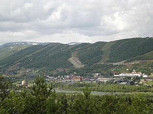 Blick von Südosten auf Geilo