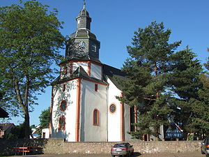 Evangelische Kirche in Gundernhausen bei Darmstadt