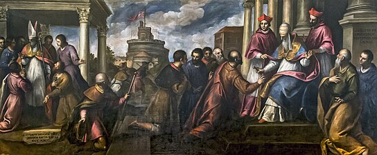 San Cleto papa fonda l'Ordine dei Crociferi - San Ciriaco vescovo di Gerusalemme riconferma l'Ordine