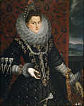 Juan Pantoja de la Cruz: Infantin Isabella Clara Eugenia, ca. 1598–1599