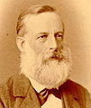 Julius Lothar Meyer circa 1880 overleden op 11 april 1895