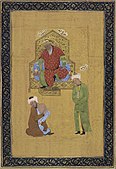 Sultan Jalaluddin Khalji enthroned following the Khalji Revolution