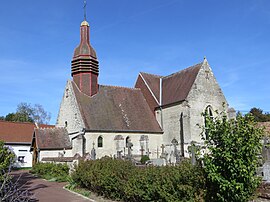 The church in Mortemer