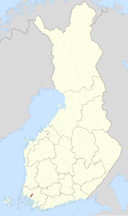 Location of Rusko in Finland