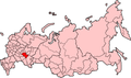 Tatarstan on the old map of Russia