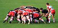 Image 7 Scrum (rugby) Credit: PierreSelim A rugby football scrum. More selected pictures