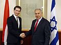 סבסטיאן קורץ נפגש עם ראש ממשלת ישראל בנימין נתניהו, מאי 2016