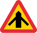 Right way at crocked intersection