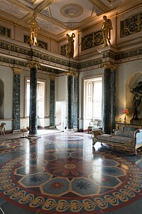 Neoclassical Ionic columns at Syon House, London, by Robert Adam, c.1761-1765[27]