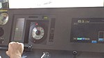 東武 T-DATCの運転台の車内信号機（先行の閉塞区間が停止現示の場合の減速パターンによる速度照査パターンが発生した状態。）