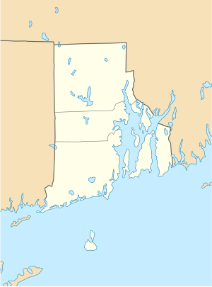 Гопкінтон. Карта розташування: Род-Айленд