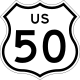 Zweistellige U.S. Highway Nummerntafel (Kalifornien)