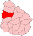 Location department Paysandú