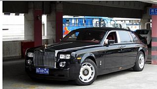 Rolls-Royce Phantom соли 2003 дар Гуанчжоу, Чин.