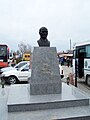 Bust of Atatürk with inscription NE MUTLU TÜRKÜM DİYENE in the village of Alçıtepe