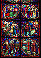 Vitrail de la cathédrale de Bourges