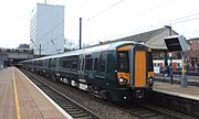 Class 387 electric at Ealing Broadway