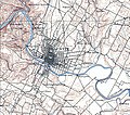 Greater Austin topographic map / Mapa topográfico de Gran Austin (1921)