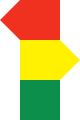 10a: On red or yellow traffic light, trams turn into the following direction