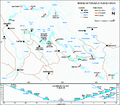 Carte des barrages du bassin Karun-Dez