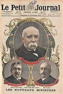 Second gouvernement Clemenceau en 1917 (Le Petit Journal).