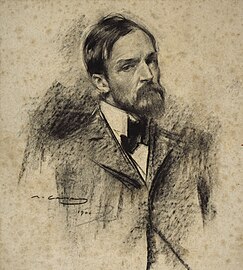 Simon portrætteret af Ramon Casas(sv), 1900