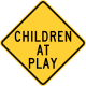 Zeichen NYW7-4 Kinder beim Spielen (Bundesstaat New York)