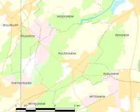 Poziția localității Pulversheim