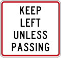 (R7-1) Keep Left Unless Passing