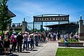 Zuschauer werden zum Prefontaine Classic 2013 in das Stadion gelassen