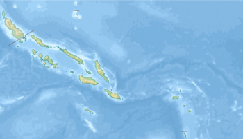 I-5 (підводний човен). Карта розташування: Соломонові Острови