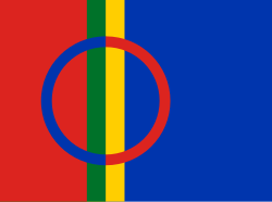Saamelaisten lippu.