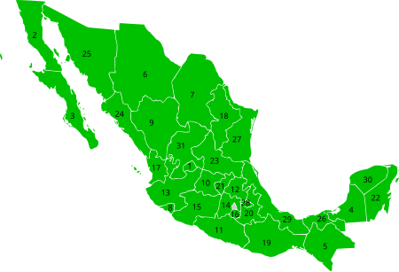 Mexické spolkové štáty