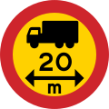 No vehicles exceeding length shown