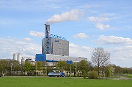 Rubbish incineration plant at Westervoort