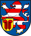 Zwei voneinander abgekehrte Straußenfedern (Malsfeld)