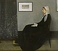 Aranžmá v šedé a černé: Portrét umělcovy matky (Whistlerova matka) – 1871