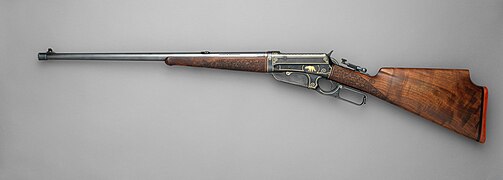 Winchester Model 1895 Takedown Rifle (serial no. 81851), custom built 1913, left side.jpg
