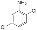 Deutsch: Struktur von 2,5-Dichloranilin English: Structure of 2,5-Dichloroaniline