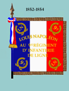 Drapeau de 1852 à 1854 (avers)