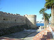 The castle of San Miguel