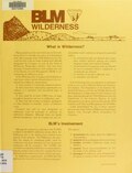 Thumbnail for File:BLM wilderness (IA blmwilderness00unit).pdf