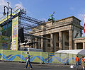 Public viewing screen during FIFA World Championship, June 2006