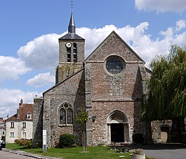 The church in La Croix-en-Brie