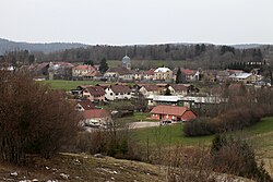 Skyline of Fort-du-Plasne