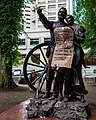 Sculpture during George Floyd protests