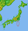 伊豆諸島位置図